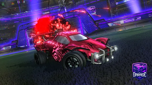 A Rocket League car design from Flash_RCR