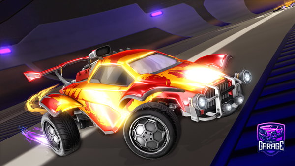 A Rocket League car design from Acrylicc__