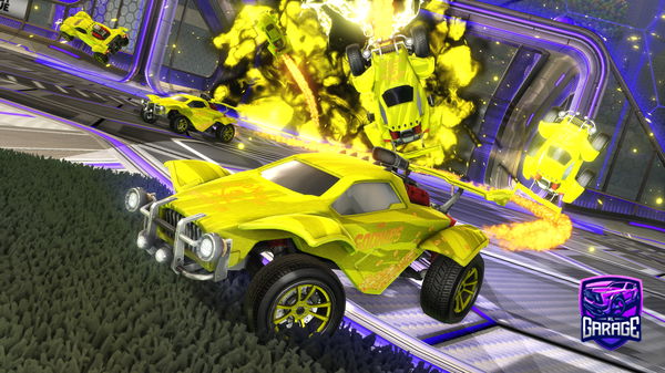 A Rocket League car design from PartyPauly
