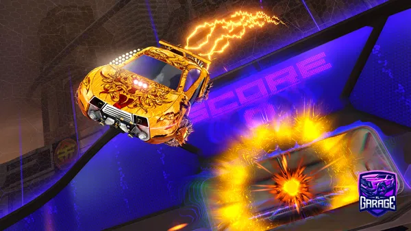 A Rocket League car design from Mariete23