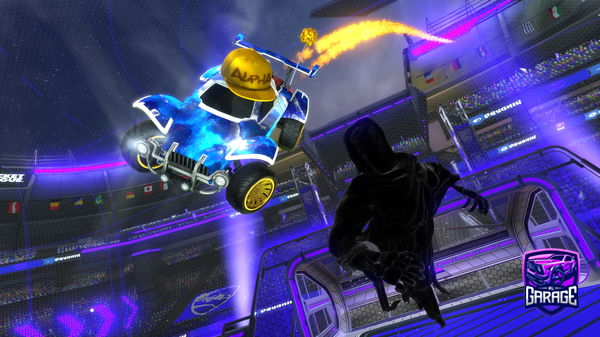 A Rocket League car design from Mijamin