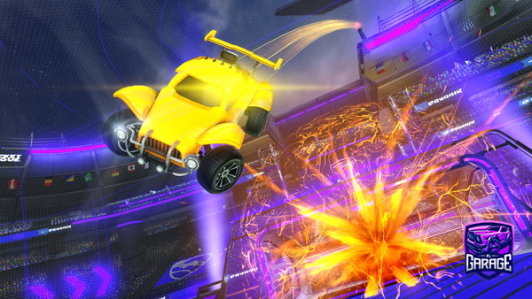 A Rocket League car design from supergee53