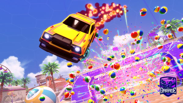 A Rocket League car design from VERTEX-210