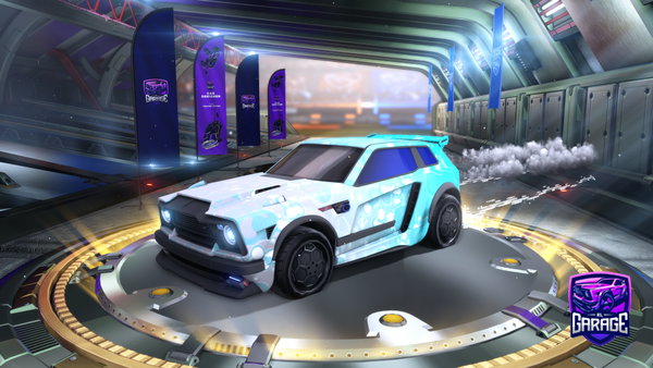 A Rocket League car design from pokefish11