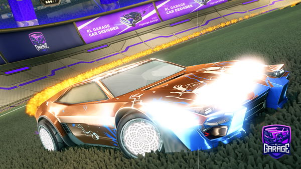 A Rocket League car design from akatotuu