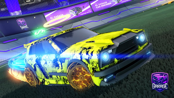 A Rocket League car design from doompb