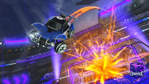 A Rocket League car design from MidoriyaIzuku908