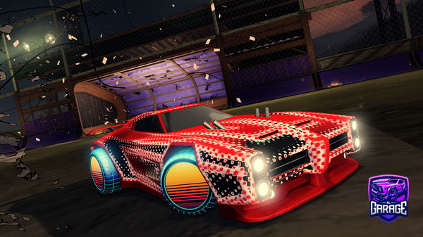 A Rocket League car design from chio11