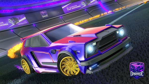 A Rocket League car design from Dinkyy