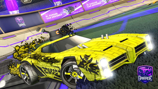 A Rocket League car design from Vegas_Vixen