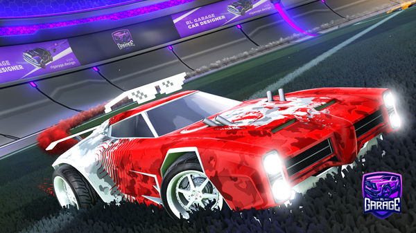 A Rocket League car design from boosted497