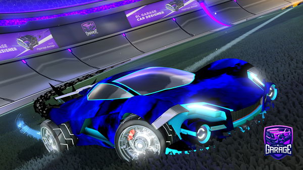 A Rocket League car design from GalaxyVerse