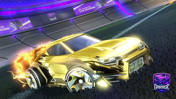 A Rocket League car design from SoapTastesOk