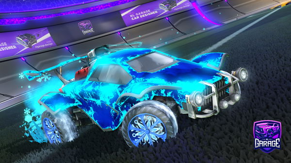 A Rocket League car design from finbr