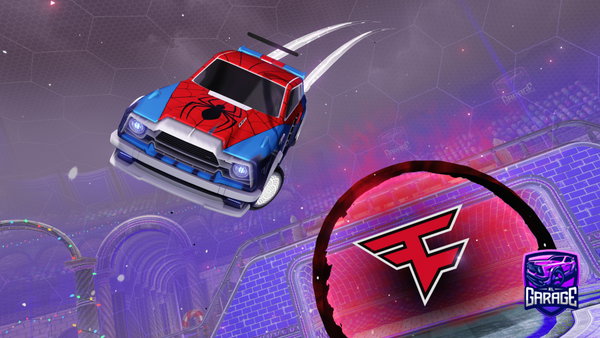 A Rocket League car design from B34CH-F1GHT3R