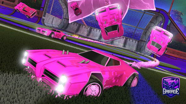 A Rocket League car design from DasaniWater