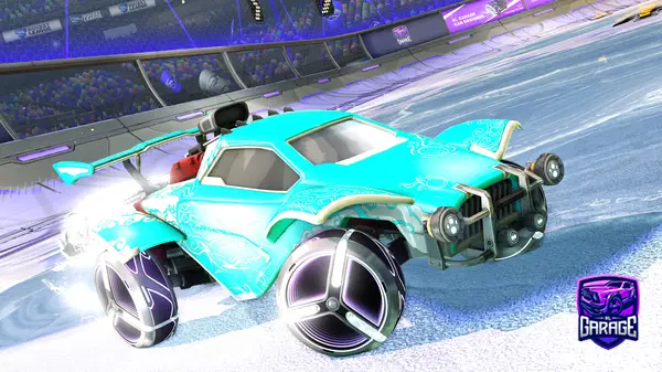 A Rocket League car design from IKOMG