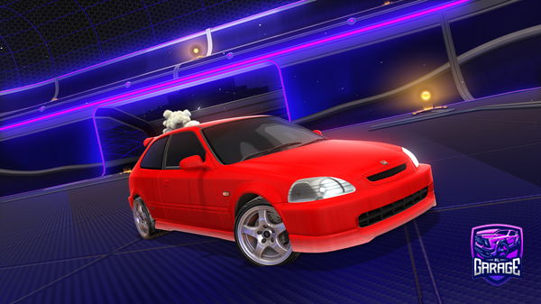 A Rocket League car design from Mazda3