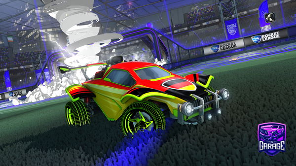 A Rocket League car design from daniracer23