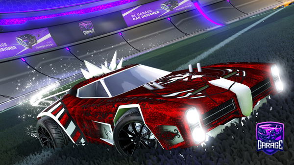 A Rocket League car design from SaphirecY