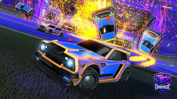 A Rocket League car design from bbone99can