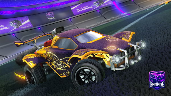 A Rocket League car design from TheGoodBoi119