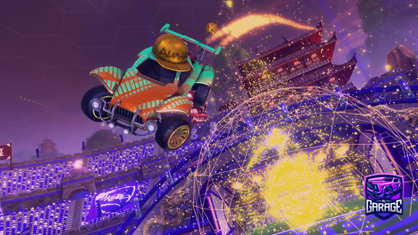 A Rocket League car design from GBTzombie