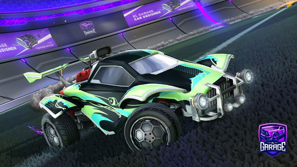 A Rocket League car design from IzarRL