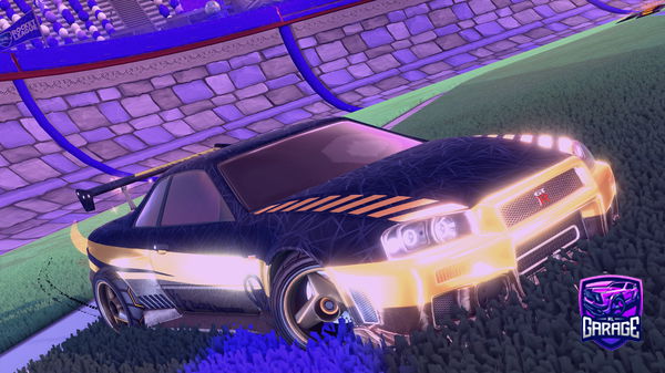A Rocket League car design from IShowHamzah
