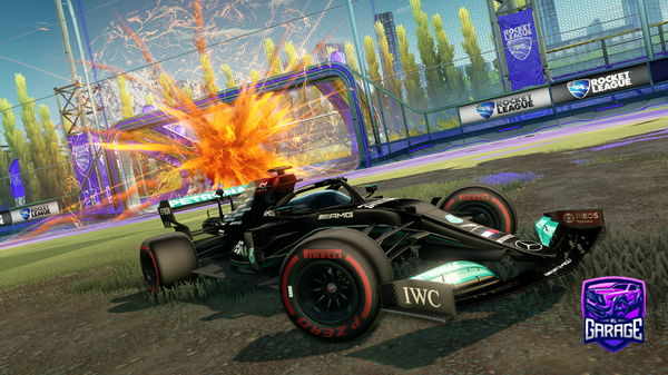 A Rocket League car design from JakehamiltonTVG