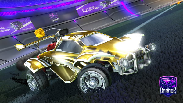 A Rocket League car design from Vybes_bailey