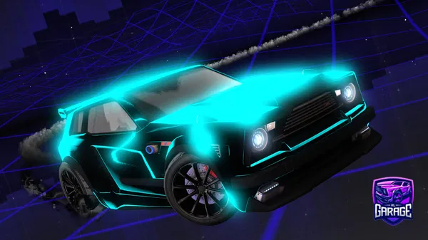 A Rocket League car design from Yaqeen106