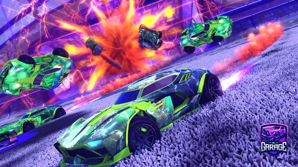 A Rocket League car design from Hg11