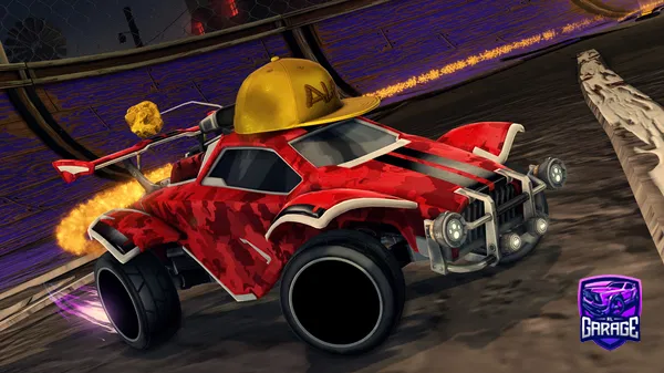 A Rocket League car design from Hellfire_RL2