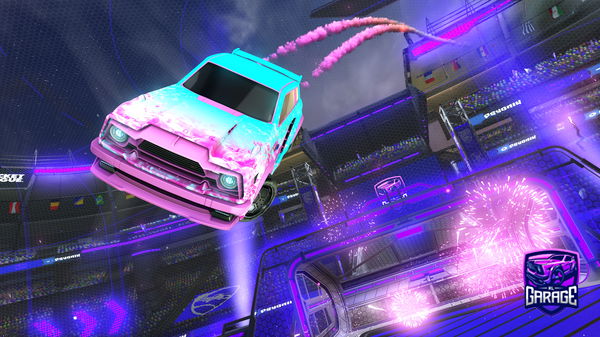 A Rocket League car design from W_a_v_y_y_y