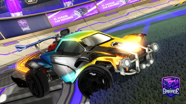 A Rocket League car design from crayonbox9