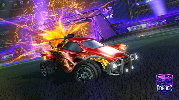 A Rocket League car design from ZXAQUAXZ