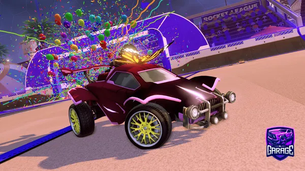 A Rocket League car design from Tripplestrxke540