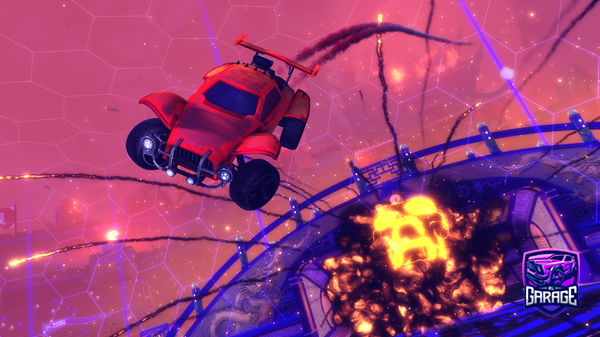 A Rocket League car design from X7-Ha7za