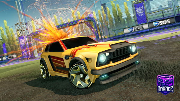 A Rocket League car design from HeXtar_KID