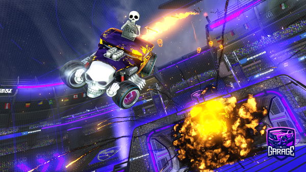 A Rocket League car design from Yelloscorpion