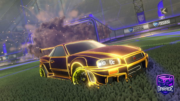 A Rocket League car design from Merguez95