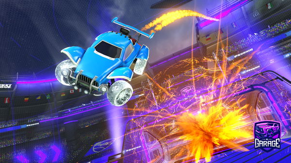 A Rocket League car design from waffledotpng