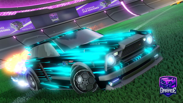 A Rocket League car design from Clapped-by-Twez