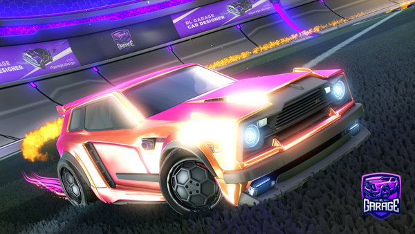 A Rocket League car design from valkyraeRL