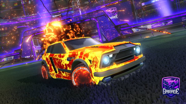 A Rocket League car design from IIRVY