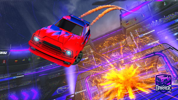 A Rocket League car design from Spiderwolf