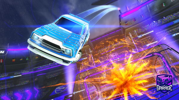 A Rocket League car design from Milestone101cool