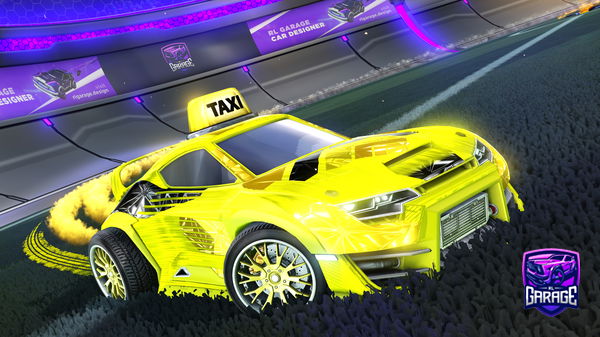 A Rocket League car design from SplitLemon