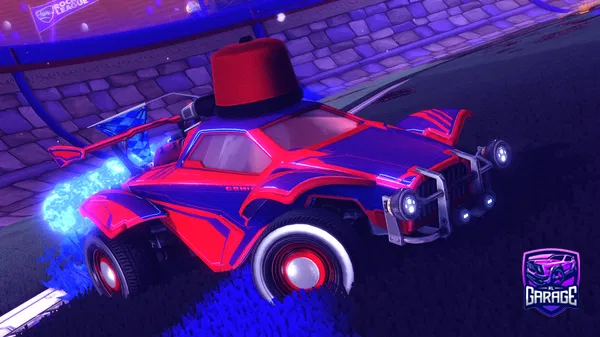 A Rocket League car design from Poshlady